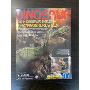 4M Dig a Dinosaur Skeleton Tyrannosaurus Rex Kidz‎ Labs Ages 8 plus NEW Sealed